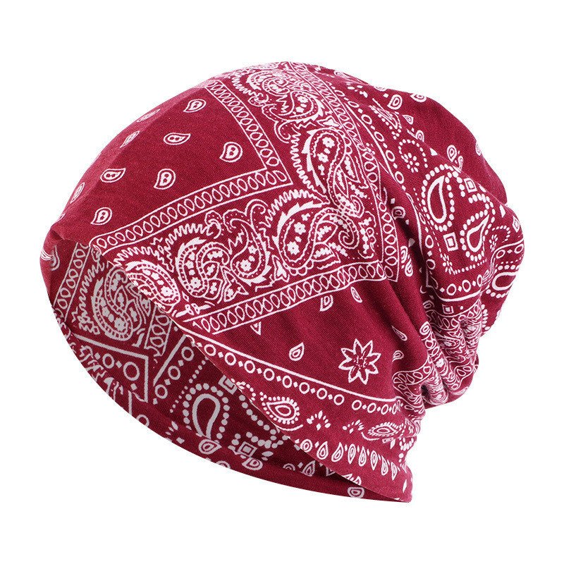 Bandana Wine red background amoeba